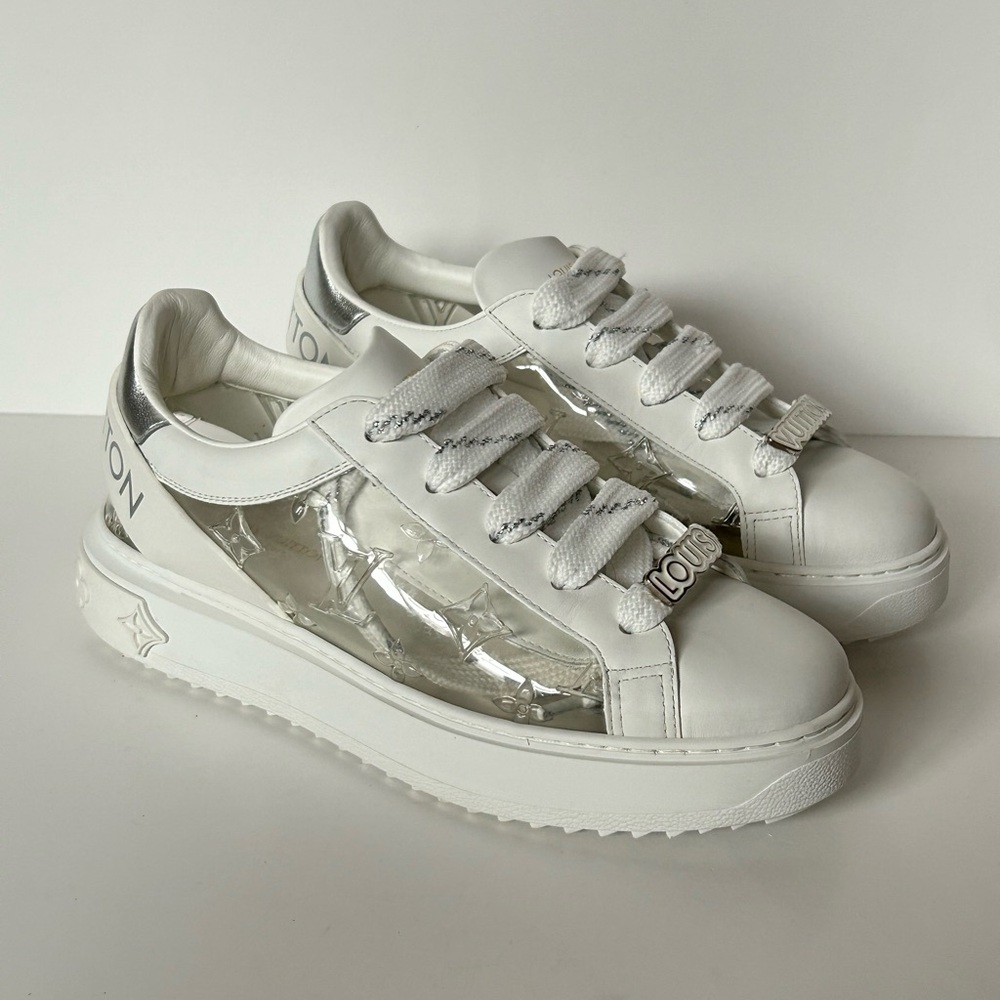 Louis Vuitton Clear Monogram Sneakers